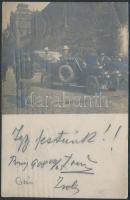 1908 "Így festünk!" fotólap, 9x14 cm