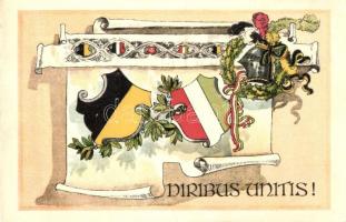 Viribus Unitis, Austria-Hungary, Germany alliance propaganda (Rb)