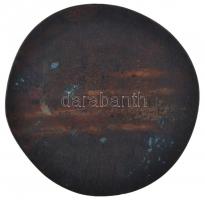 Bartos Endre (1930-) DN "Hoór Károly 1858-1927" egyoldalas öntött Br plakett (106mm) T:2