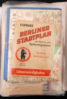cca 1890-1969 18 db régi térkép(Budapest, Berlin, Kitzbüheler Alpen und Pinzgau, Salzkammergut, Tiro...