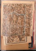 cca 1890-1969 18 db régi térkép(Budapest, Berlin, Kitzbüheler Alpen und Pinzgau, Salzkammergut, Tiro...