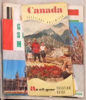 cca 1890-1969 18 db régi térkép(Budapest, Berlin, Kitzbüheler Alpen und Pinzgau, Salzkammergut, Tiro...