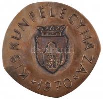 Kovács Ferenc (1926-1990) 1970. "Kiskunfélegyháza / Kiskun Napok" öntött Br plakett (144-1...