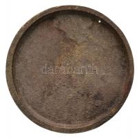 1970. "IX. Országos Szabászverseny Pécs" egyoldalas öntött Br plakett (117mm) T:2,2- lyuk