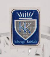 Kőszegi ólomkristály váza, matricával jelzett, hibátlan, m: 22,5 cm
