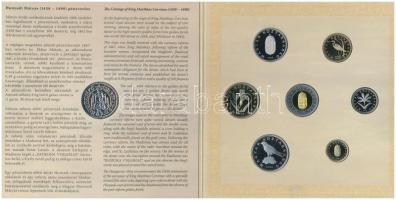 2008. 1Ft-100Ft 7klf db + Mátyás denár Ag fantáziaverete "Reneszánsz emlékév" dísztokos sz...