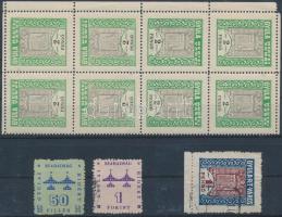 11 db Gyula városi okmánybélyeg