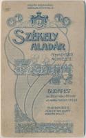 cca 1900 Női porté, keményhátú kabinetfotó Székely Aladár budapesti műterméből, 10x6cm