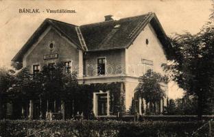 Bánlak, vasútállomás / railway station (EB)