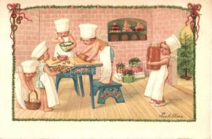 Angels, August Rökl, Vienne Nr. 1435. litho s: Pauli Ebner