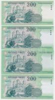 1998-2007. 200Ft "FB","FD" (4x) T:I