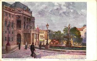 Pozsony, Kossuth Lajos tér / square, B.K.W.I. 386-8. s: Marx Béla (fa)