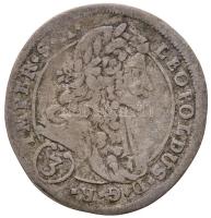 Ausztria 1699. 3kr Ag "I. Lipót" (1,54g) T:2-,3 Austria 1699. 3 Kreuzer Ag "Leopold I" (1,5g) C:VF,F
