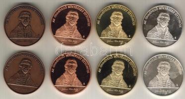 2000. "MÉE-Debrecen-Csokonai" teljes garnitúra + ajándék példányok 8 klf db Br normál átmérő T:1 Csak 250db! Br piefort/vastag T:1 Csak 50db! matt Br normál átmérő T:1 Csak 5db! (ajándék), Ag normál átmérő T:PP Csak 150db!, Ag piefort/vastag T:PP Csak 50db! aranyozott Ag normál átmérő T:PP Csak 3db (ajándék), aranoyoztt Ag piefort/vastag T:PP Csak 3db (ajándék)