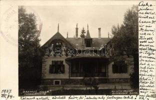 1927 Tátralomnic, Oremus villa / villa; Alexander Reich photo