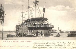 Pola, SMS Bellona, Blick Oliveninsel