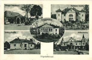 Nógrádbercel, hangya, Teichmann kastély, Székesy kastély, Kállay kastély