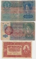 1913-1920. 20f-20K 10xklf T:vegyes