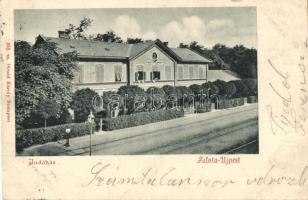 Budapest XV. Rákospalota, Palota-Újpest vasútállomás, Divald Károly (kis szakadás / small tear)