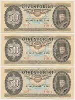 1983. 50Ft (6x) sorszámkövetők T:I