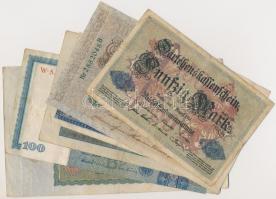 Németország / Weimari Köztársaság 1907-1922. 30db klf bankjegy T:vegyes
Germany / Weimar Republic 1...