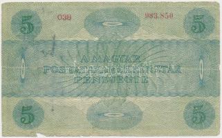 1919. 5K "MÁS TÖRVÉNYES..." gúnyrajzzal T:III-