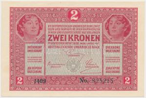 1917. 2K "A Magyar Szent Korona Országainak Vörös Kereszt Egylete" bélyegzéssel és körbély...