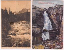 Tátra - 5 db régi képeslap / 5 old postcards