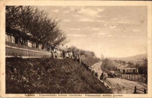 Vashegy, Zeleznik; Rimamurányi munkás gyarmat / workers' colony, automobile (EK)