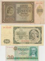 100db-os külföldi bankjegy gyűjtemény albumba rendezve, jobb darabokkal, benne Argentína 1897. 1P, N...