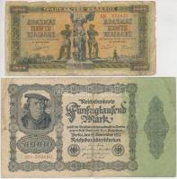 100db-os külföldi bankjegy gyűjtemény albumba rendezve, jobb darabokkal, benne Argentína 1897. 1P, N...