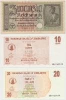 100db-os külföldi bankjegy gyűjtemény albumba rendezve, jobb darabokkal, benne Argentína 1897. 1P, N...