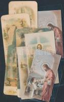 cca 1900-1930 8 db régi litho szentkép, különböző méretben