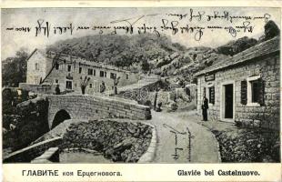 Glavica in Herceg Novi; Glavice bei Castelnuovo; street, shop (r)