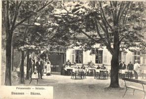 Bázna, Sétatér / promenade (EK)