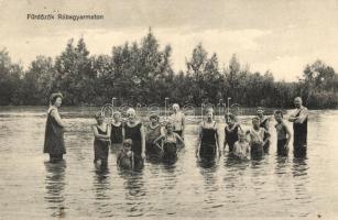 Rábagyarmat, fürdőzők