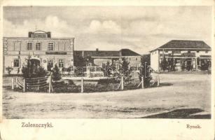Zaleszczyki, Zalishchyky; Rynek, Hotel Fass / market