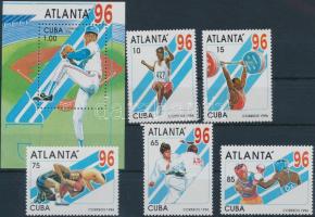 Olimpia sor + blokk Summer Olympics set + block