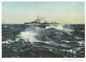 Német romboló északi vizeken / Kaisermarine, WWII German destroyer ship