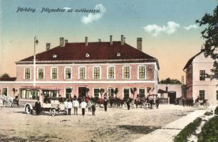 Párkány, Pályaudvar, autóbusz / railway station, autobus (Rb)