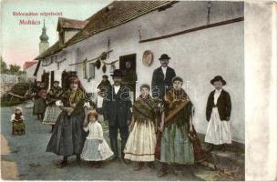 Mohács, Református népviselet, folklór, Blandl János kiadása