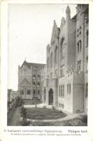 Budapest VIII. Tisztviselőtelep, Főgimnázium, virágos kert