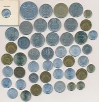 48db vegyes forint, fillér érme T:vegyes