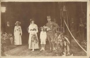 Pozsony, Királypár, Zita, Ottó, IV. Károly / royal couple,  Zita, Otto, Charles IV