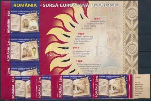 Energiatermelés sor ívszéli párokban + blokk, Energy Production set margin apirs + block