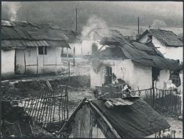 Kiszely Mihály: Cigánysor, KPM Fotókör, hátoldalon feliratozva, 18x23 cm