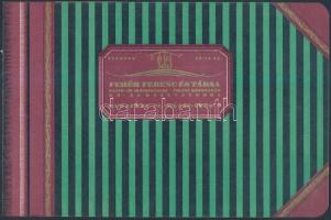 Fehér Ferenc és Társa reklám kiadvány üzleti könyvelésről, kihajthatós, 14x22cm