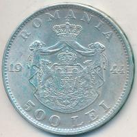Románia 1944. 500L Ag T:2 kis patina Romania 1944. 500 Lei Ag C:XF small patina Krause KM#65