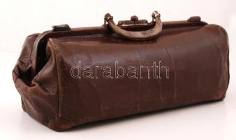 Borjúbőr orvosi táska, megerősített sarkokkal