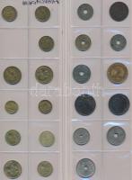 Franciaország / Norvégia ~1890-1990. 43db vegyes fémpénz T:vegyes
France / Norway ~1890-1990. 43pcs...